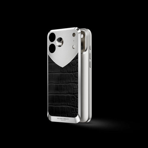 iPhone Case / RST17 - Magnetic Shield Alligator Edition - Matte Black